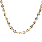 Chaîne d'occasion 2 ors 750 maille café 44,5 cm - vue 1
