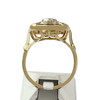 Bague d'occasion or 750 2 tons saphirs diamants - vue V3
