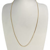 Chaine d'occasion or 750 jaune maille gourmette 58 cm - vue V2