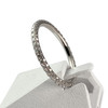Bague d'occasion or 750 blanc diamants - vue V2