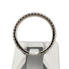 Bague d'occasion or 750 blanc diamants - vue V3