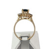 Bague d'occasion or 585 jaune saphir zirconias - vue V3