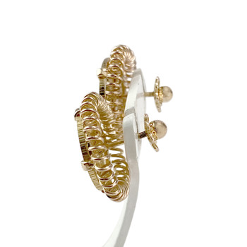 Tweedehands oorbellen in 750 geel goud