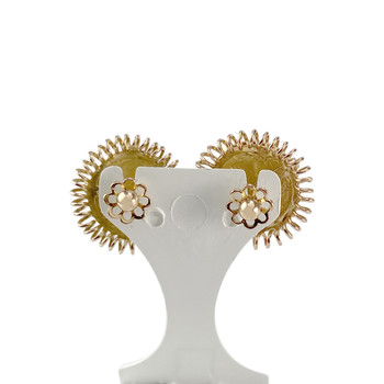 Tweedehands oorbellen in 750 geel goud