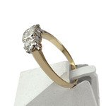 Bague d'occasion 2 ors 750 diamants - vue 2