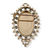 Broche d'occasion or 750 rose diamants - vue V2