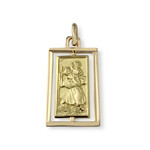 Pre-owned 14K yellow gold pendant - view 1