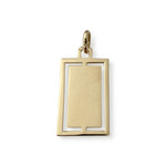 Second-hand pendant in 750 yellow gold - view 2
