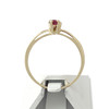 Bague d'occasion or 750 jaune rubis - vue V3