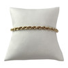Bracelet d'occasion or 750 jaune maille corde 19 cm - vue V1