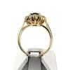 Bague d'occasion or 750 jaune saphir 12 diamants - vue V3