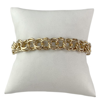 Bracelet d'occasion or 585 jaune 19,5 cm