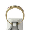 Bague d'occasion or 750 jaune et rhodié rubis diamants - vue V3