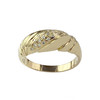 Bague d'occasion or 750 jaune diamants - vue V1