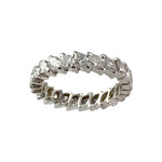 Bague d'occasion platine 950 diamants - vue 1