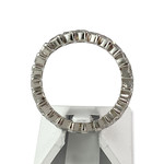 Bague d'occasion platine 950 diamants - vue 3