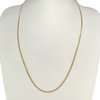Chaine d'occasion or 750 jaune maille gourmette 55 cm - vue V2