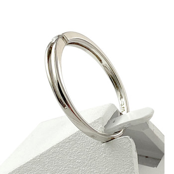 Solitaire d'occasion or 750 blanc diamant