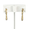 Boucles d'oreilles d'occasion or 375 jaune - vue V3