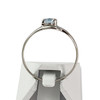 Bague d'occasion or 750 blanc topaze - vue V3
