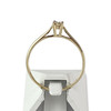 Solitaire d'occasion or 375 2 tons diamant - vue V3