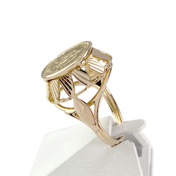 Tweedehands 750 geelgouden ring