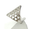 Bague d'occasion or 375 blanc diamants - vue V2