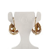 Boucles d'oreilles brisures d'occasion 2 ors 750 perles de culture - vue V3