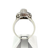 Bague d'occasion or 750 blanc diamants - vue V3