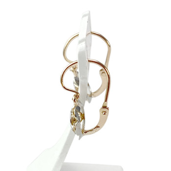 Boucles d'oreilles brisures d'occasion 2 ors pierres imitations