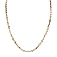 Chaine d'occasion or 585 maille forçat 57 cm