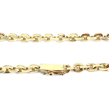 Chaine d'occasion or 585 maille forçat 57 cm