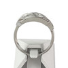 Bague d'occasion or 750 blanc diamants - vue V3