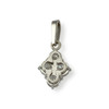 Pendentif d'occasion or 750 blanc diamants - vue V3
