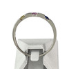 Bague d'occasion or 750 blanc saphirs - vue V3