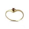 Bague d'occasion or 750 jaune rubis - vue V1