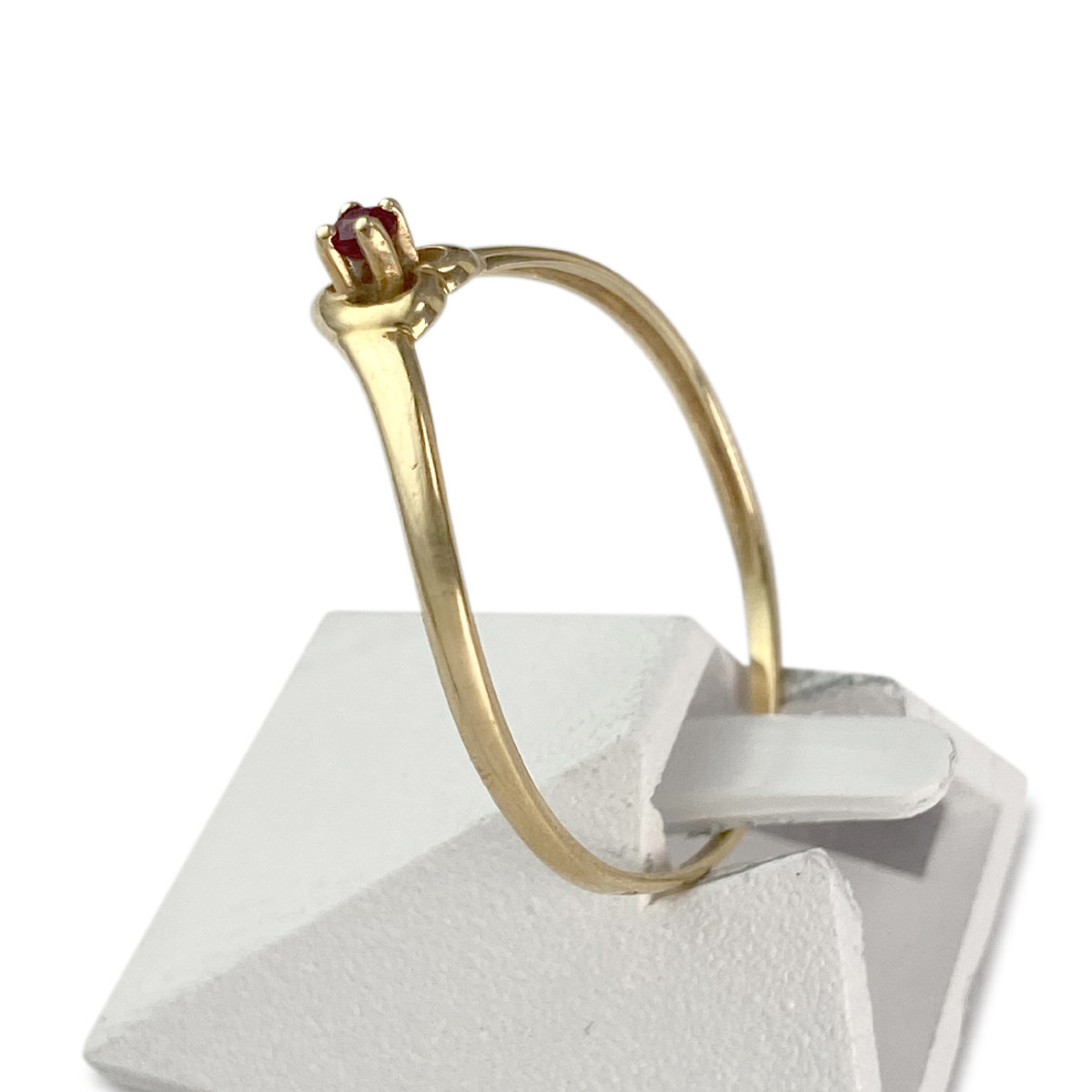 Bague d'occasion or 750 jaune rubis - vue 2