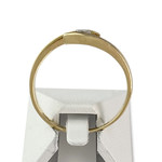 Second-hand gold 750 yellow zirconia ring - view 3