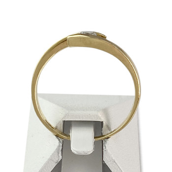 Bague d'occasion or 750 jaune zirconia