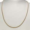 Chaine d'occasion or 750 jaune maille gourmette 45 cm - vue V2