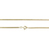 Chaine d'occasion or 750 jaune maille gourmette 45 cm - vue V3