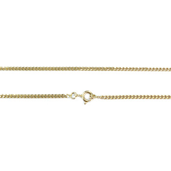 Chaine d'occasion or 750 jaune maille gourmette 45 cm