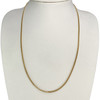 Chaine d'occasion or 750 jaune maille gourmette 55 cm - vue V2