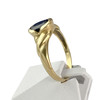 Bague d'occasion or 750 jaune saphir - vue V2