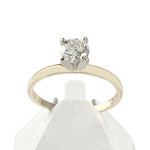 solitaire d'occasion 2 ors 585 diamant 0,60 carat - vue 1