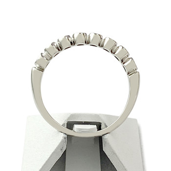 Tweedehands goud 750 witte diamanten ring