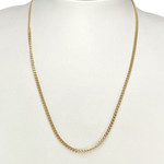 Chaine d'occasion or 750 jaune maille gourmette 49 cm - vue 2