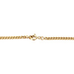 Chaine d'occasion or 750 jaune maille gourmette 49 cm - vue 3