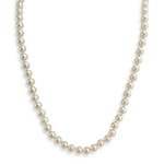 Collier d'occasion or 750 jaune perles de culture du Japon 58 cm - vue 1