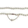 Collier d'occasion or 750 jaune perles de culture du Japon 58 cm - vue V3